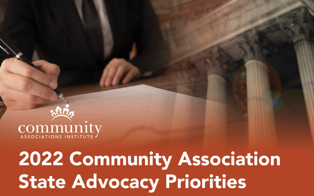 2022 Community Association State Advocacy Priorities