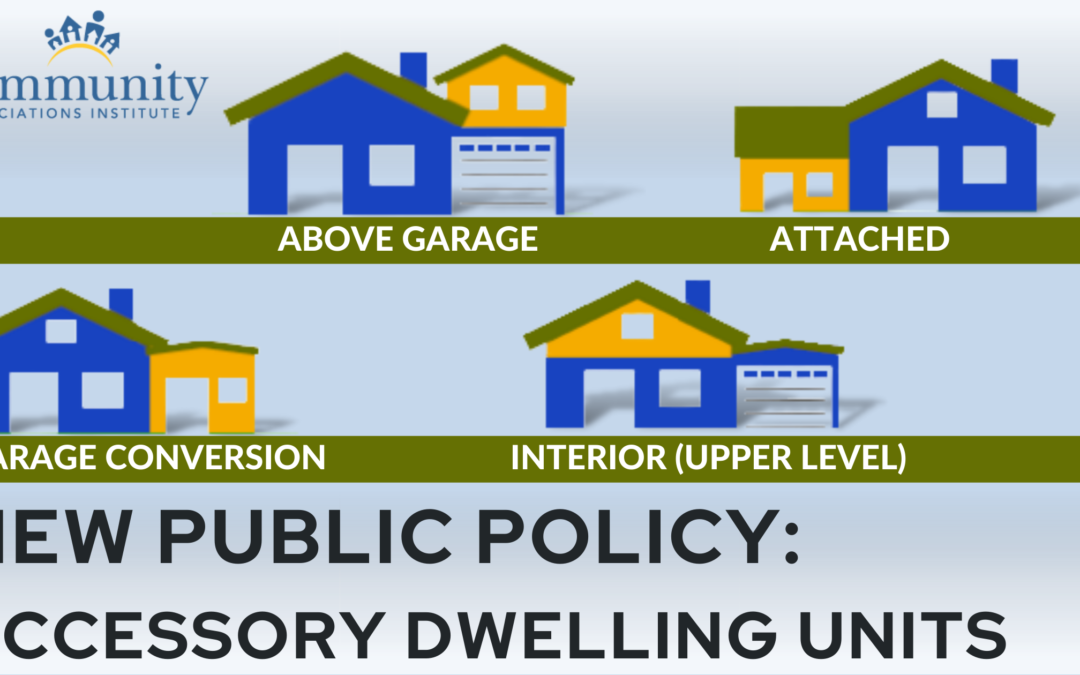 CAI Adopts New Public Policy on Regulation of Accessory Dwelling Units