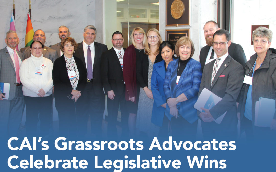 CAI’s Grassroots Advocates Celebrate Legislative Wins