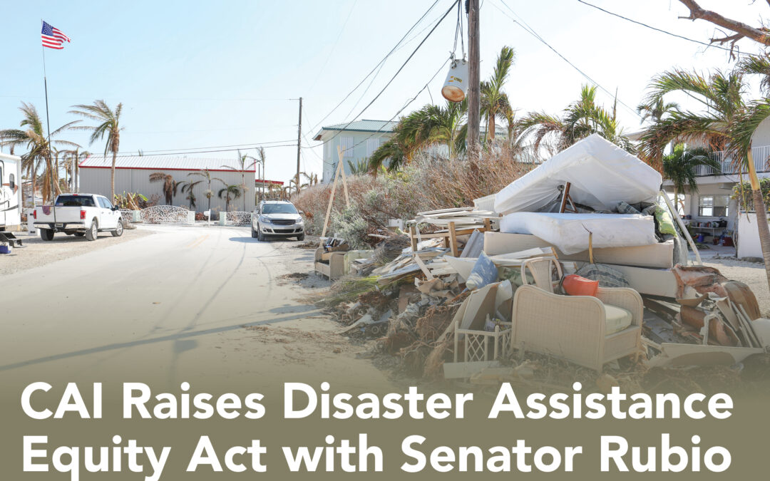 CAI Raises Disaster Assistance Equity Act with Senator Rubio