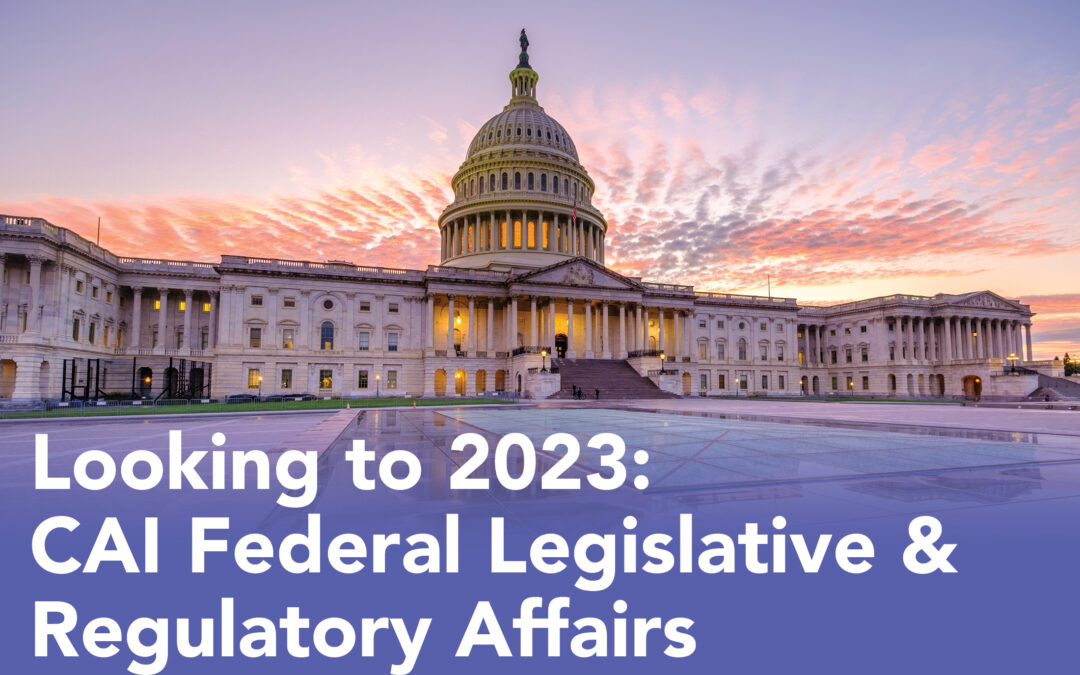 Looking to 2023: CAI Federal Legislative & Regulatory Affairs