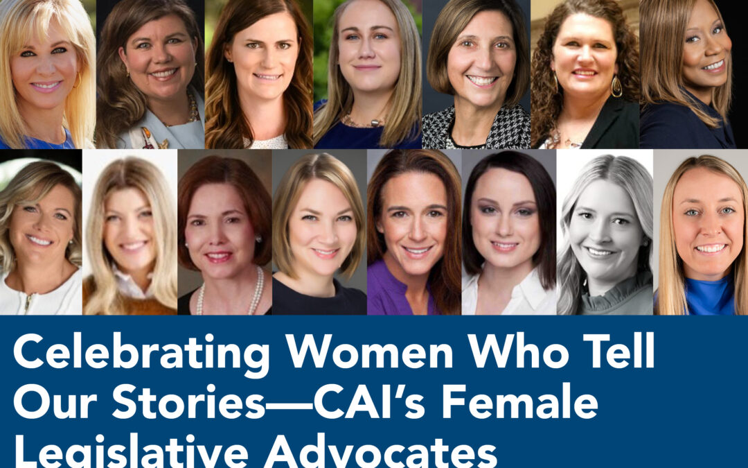 Celebrating Women Who Tell Our Stories – CAI’s Female Legislative Advocates