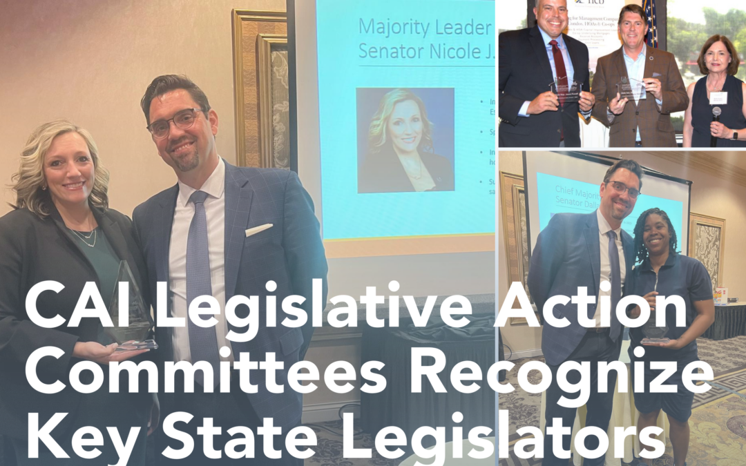 CAI Legislative Action Committees Recognize Key State Legislators
