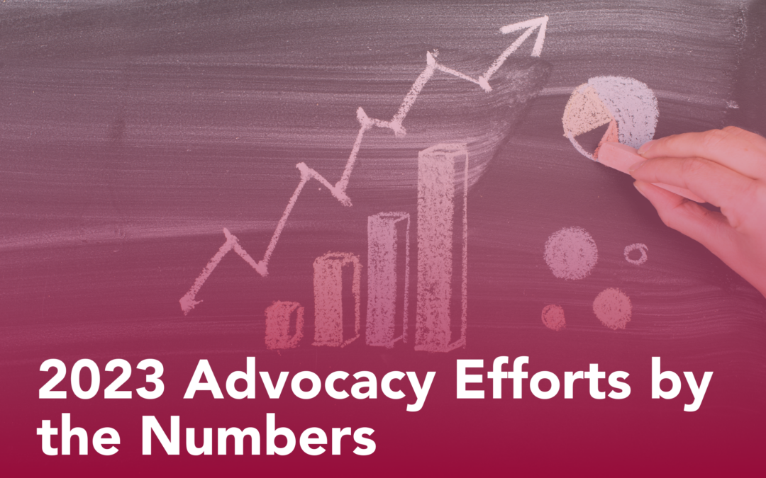 2023 Advocacy Efforts by the Numbers